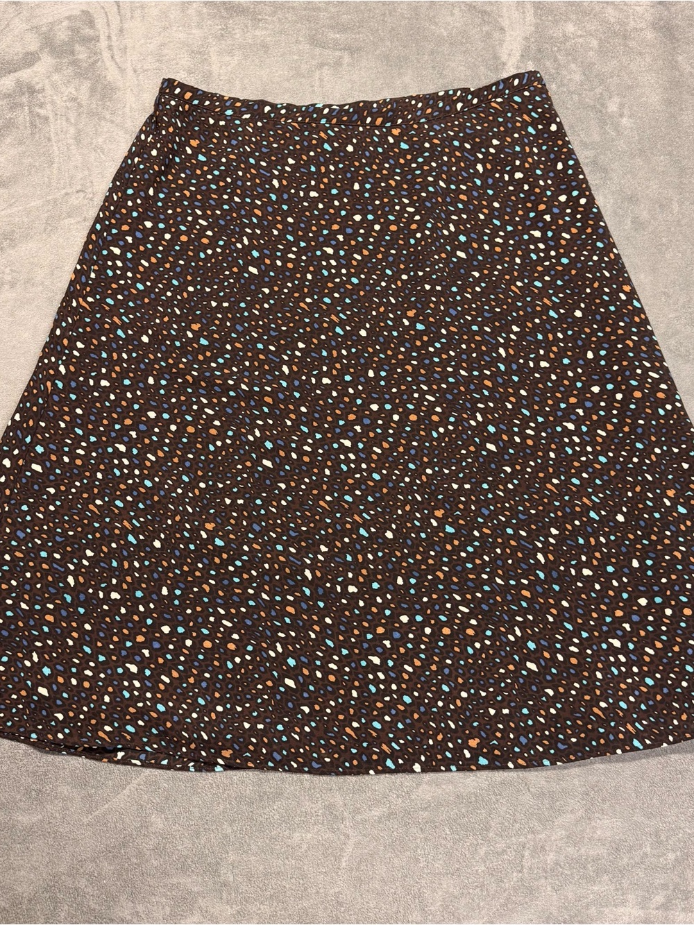 Vintage 2 Piece Liz Claiborne Brown Skirt and Top Set - Picture 7 of 13